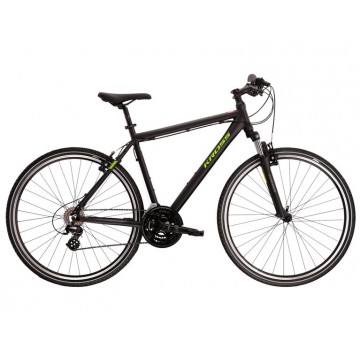 Crossový bicykel 28" KROSS EVADO 2.0,rám 21", čierno-zelený