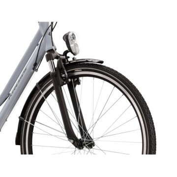 Dámsky trekingový bicykel 28" KROSS Trans 2.0, rám 19", šedý