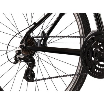 Dámsky crossový bicykel 28" KROSS Evado 2.0, rám 19", čierna/mätová