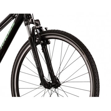 Dámsky crossový bicykel 28" KROSS Evado 2.0, rám 19", čierna/mätová