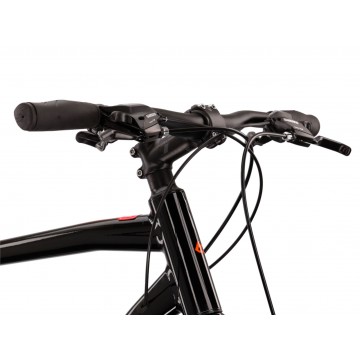 Crossový bicykel 28" KROSS Evado 3.0, rám 21", čierno-oranžový