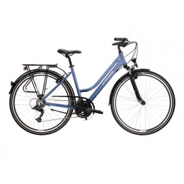 Trekingový  bicykel 28" KROSS Trans 2.0, rám 19", modrý
