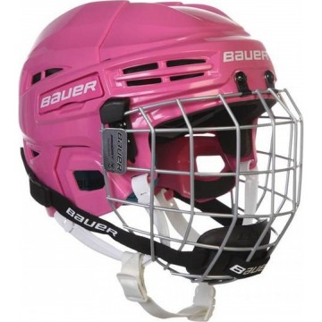 BAUER Prodigy Combo, ružová - Hokejová prilba