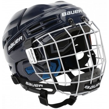 BAUER Prodigy Combo, navy - Hokejová prilba
