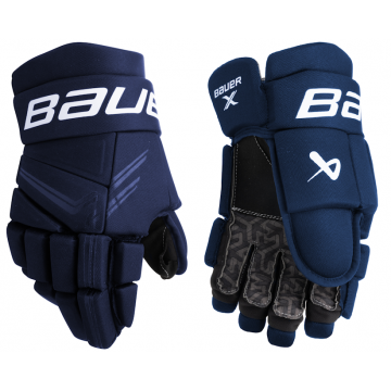 Hokejové rukavice BAUER X, navy